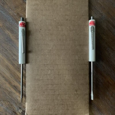 Mac Tools 5-1/2” Mini Pocket Screw Driver Magnet End Flat Tip - Image 1 of 4