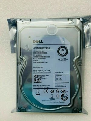 NEW Dell 529FG ST4000NM0023 4TB 7.2K 6G 128MB Cache 3.5" SAS HDD Hard Drive - Image 1 of 4
