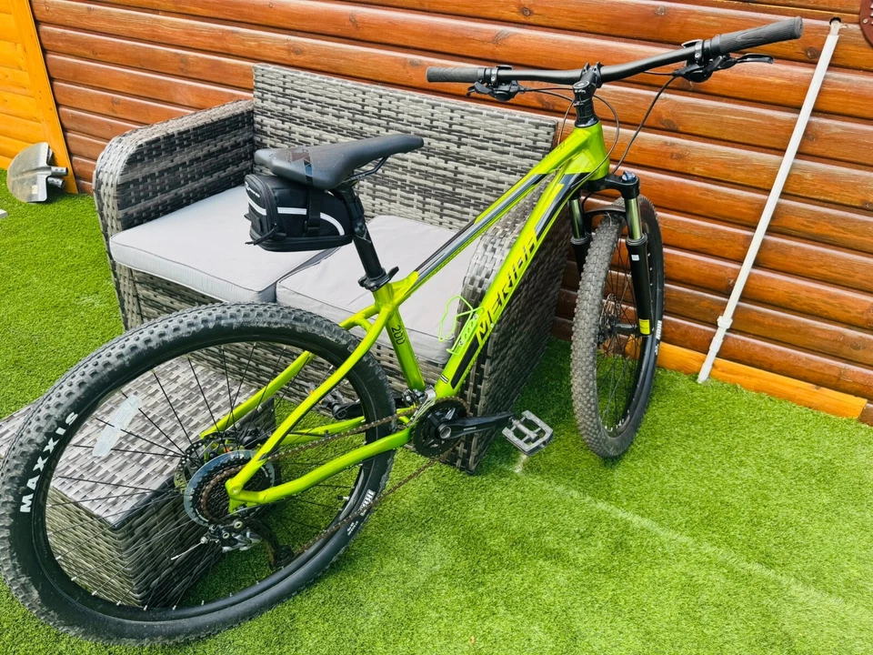 Merida Big Seven 200 Mountain Bike in Green - size S + Kryptonite Lock - Image 1 of 4