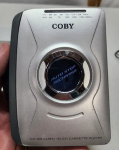 Coby CX49 Personal AM/FM Stereo Cassette Player Parts/Repair - Picture 1 of 8