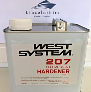 West System 207 Spezialhärter Teil 2 1,45KG Blech Boot Marine Wartung - Bild 1 von 1