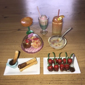 Miniverse BUNDLE Milkshake Hello Kitty Donuts Churros Cereal Smoothie Strawberry - Picture 1 of 11