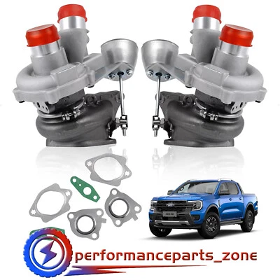 Left +Right Turbo PAIR For Ford F150 F-150 V6 3.5L 2013-2016 gas Turbocharger US Foto 1 de 4
