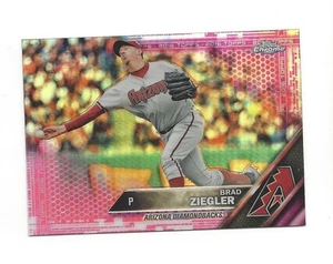 2016 Topps cromado rosa refractor Brad Ziegler #80 Arizona Diamondbacks - Imagen 1 de 1