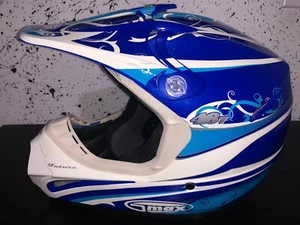 GMax Youth Kids Motocross ATV Dirt Bike UTV Off Road Helmet Medium DOT Blue - Picture 1 of 8