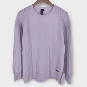 Sweaty Betty After Class Sweatshirt Women's M White Crew Neck Pullover SB4168 - Picture 1 of 9