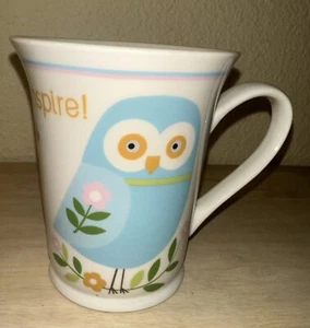 Hallmark Open Road Brands 12oz Tea Or Coffee Mug Spring Owl “inspire!” - Picture 1 of 8