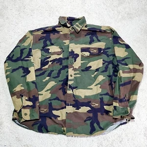 Hunter's View Tarnhemd Herren XL Knopfleiste Woodland Baumwolle Jagdhemd - Bild 1 von 11