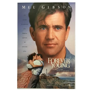 FOREVER YOUNG (1992) 27"X41" RARE US ONE SHEET POSTER   MEL GIBSON  ELIJAH WOOD - Picture 1 of 5