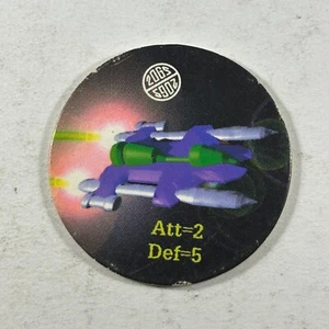 POG Bubblecaps ZOGs #61 Milk Cap Zeebs Alien Spaceship - Imagen 1 de 2