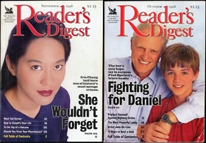 Vintage Reader's Digest 4 issues (1998) Iris Chang Ted Turner - Picture 1 of 7