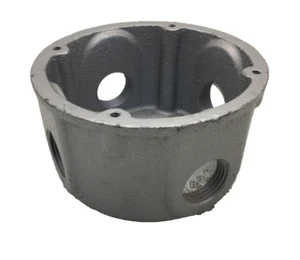 JBDX-75 APPLETON 4 BUJES CAJA DE SALIDA REDONDA CON BUJES DE 3/4 PULGADAS - Imagen 1 de 5