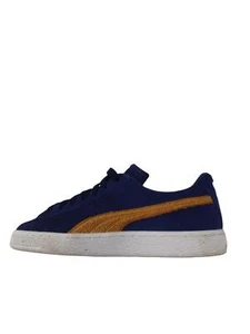 Puma Suede Low Blue Beige Sneaker Shoes Boys (Size: 6c) 363907-02 - Picture 1 of 5