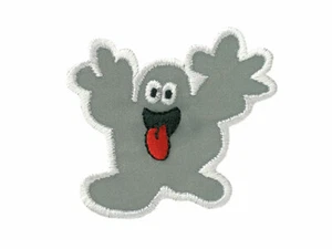 Aufbügler♥Bügelmotiv♥Applikation Patch♥ Gespenst Geist Reflex ♥Aufnäher ♥NEU - Picture 1 of 2