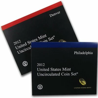 2012 P&D UNCIRCULATED US MINT 28 COINS (U12) W/ ATB, NA & PRES COINS - UNOPENED! - Image 1 of 4