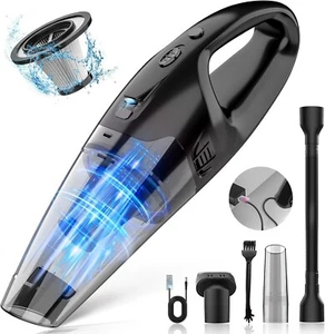Handheld Vacuum Cordless Rechargeable, LED Light, 1.65 Pounds Car Vacuums - Picture 1 of 7