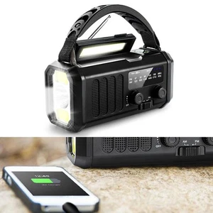 Essential Survival Tool 10000mAh Solar Radio with Flashlight Functionality - Picture 1 of 12