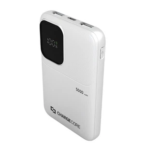 ChargeCore LiFePO4 5000mAh Powerbank White Safe Compact LED Display - Picture 1 of 16