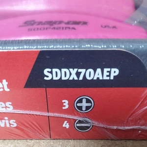 Snap-on SDDX70AEP 7pc ELECTRIC PINK Hard Grip Screwdriver Set - Bild 1 von 6