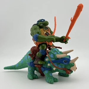 Cave Turtle Leo Completo - 1993 Playmates TMNT Teenage Mutant Ninja Turtles - Foto 1 di 5
