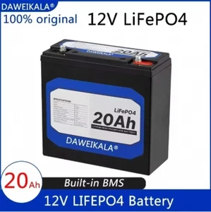 New 12V 20Ah LiFePo4 Battery Phosphatefor Kid Scooters Boat Motor - Picture 1 of 5
