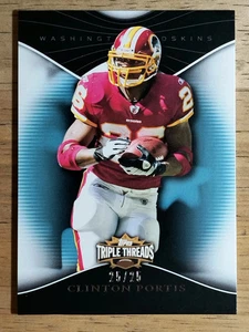 2009 Topps Triple Threads Sapphire #32 Clinton Portis - Picture 1 of 2