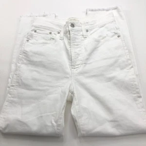 Madewell The Perfect Vintage Crop Jean 26 (Adatto 28W 27L) Taglio Alto - Foto 1 di 13