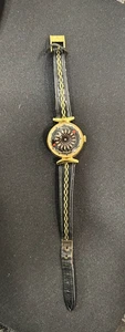 Vintage Ladies Ernest Borel Kaleidoscope Cocktail Swiss Watch Skeleton Back - Picture 1 of 6
