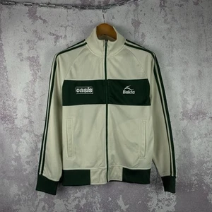 Chaqueta Olímpica Oasis Bukta De Colección Rara Años 90 Para Hombre Pista Edición Limitada Verde - Imagen 1 de 7