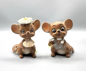 Estatuillas de colección Josef Originales Ratón Novia y Novio Colección Mouse Village - Imagen 1 de 8