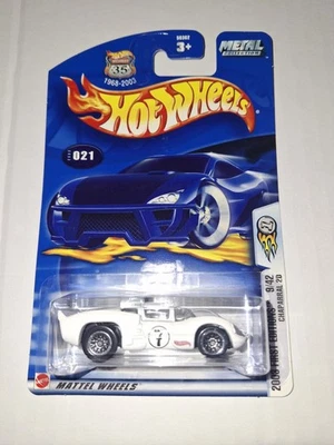 Hot Wheels 2003 First Editions White Chaparral 2D 9 of 42 Collector #21 - Image 1 of 4