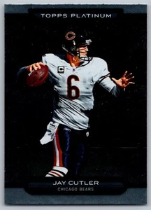 2010 Topps Platinum Jay Cutler Chicago Bears #124 - Picture 1 of 2