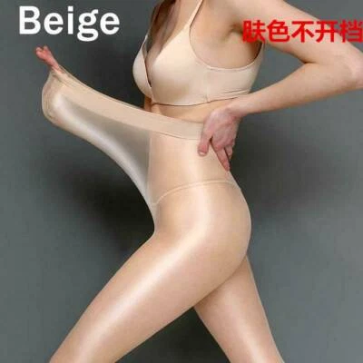 Strümpfe Strumpfhose Frauen glänzend Gloss sheer Shimmer Strumpfwaren Plus Size - Bild 1 von 4