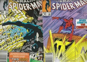 Amazing Spider-Man #267, 268 NEWSSTAND VARIANTS! SECRET WARS 1985 VF 8.0/7.0 - Picture 1 of 5