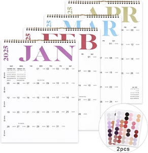 2025 Calendar, Calendar 2025-2026, 18 Months Wall Calendar January 2025 to June - Picture 1 of 12