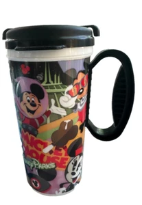 Walt Disney Parks Travel Mug Resort Rapid Fill Refillable Cup Mickey Whirley - Picture 1 of 5
