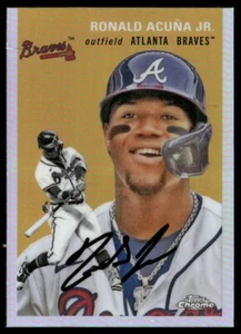 Ronald Acuna Jr 2023 Topps Chrome Platinum Anniversary REFRACTOR #198 - Picture 1 of 2