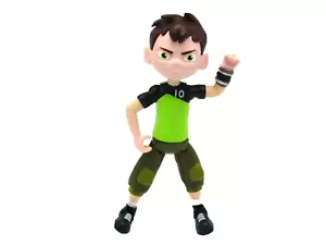 2017 Ben Tennyson 4" Action Figure Playmates Cartoon Network Ben 10 Reboot - Foto 1 di 8
