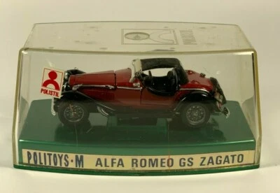 POLITOYS M ALFA ROMEO GS ZAGATO 1:43 IN METALLO - ORIGINAL MINT BOX - Immagine 1 di 4