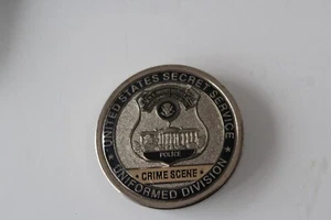 Moneda Desafío Escena del Crimen División Uniformada del Servicio Secreto de Estados Unidos - Imagen 1 de 3