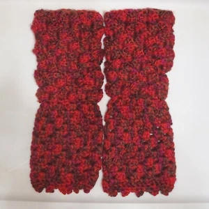 Gehäkelte schuppige fingerlose Handschuhe - Bild 1 von 2