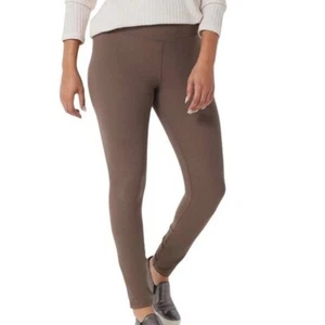 Susan Graver Weekend Regular Nylon Brushed Back Knit Leggings X SMALL (6767) - Picture 1 of 5