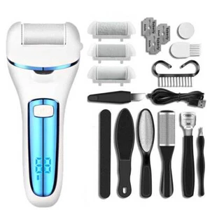 Electric Foot Care Pedicure File Hard Dead Skin Callus Remover Foot Grinder Kit - Picture 1 of 13