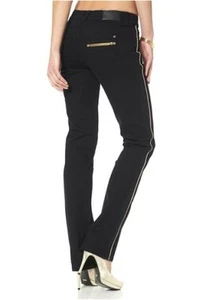 Arizona Jeans Corto T.18,19,20 NUEVO Mujer Denim Pantalón Recto Negro Elástico L30 - Imagen 1 de 2