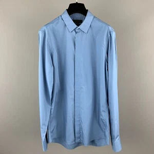 ALEXANDER MCQUEEN Size XS Blue Cotton Long Sleeve Shirt - Picture 1 of 6