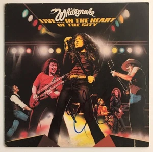 David Coverdale Signed Whitesnake Live In The Heart Of The CIty LP JSA #R18958 - Picture 1 of 3