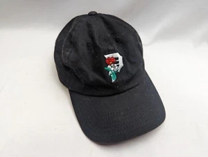 Cappello da baseball Primitive Skateboarding uomo nero boccioli di rosa ricamato strapback - Foto 1 di 5