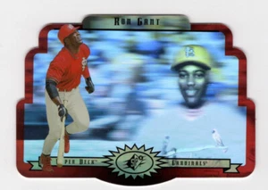 1996 UPPER DECK SPx GOLD DIE-CUT HOLOGRAM 47 RON GANT REDS - Picture 1 of 2