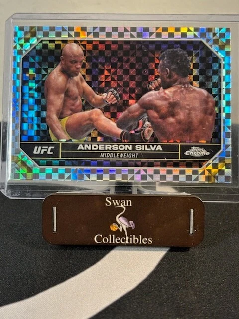 2024 TOPPS CHROME UFC XFRACTOR #17 ANDERSON SILVA MINT