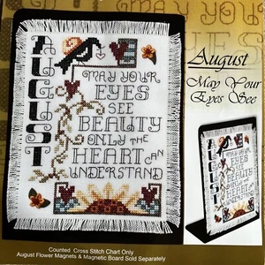 KIT punto croce Stoney Creek August Crow bottoni citazione sole cuore vite NUOVO - Foto 1 di 6